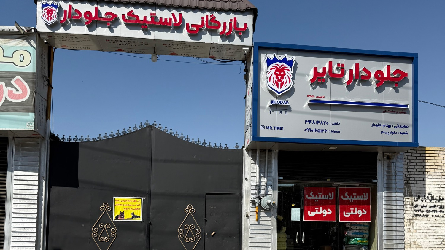 لاستیک جلودارشعبه ۶