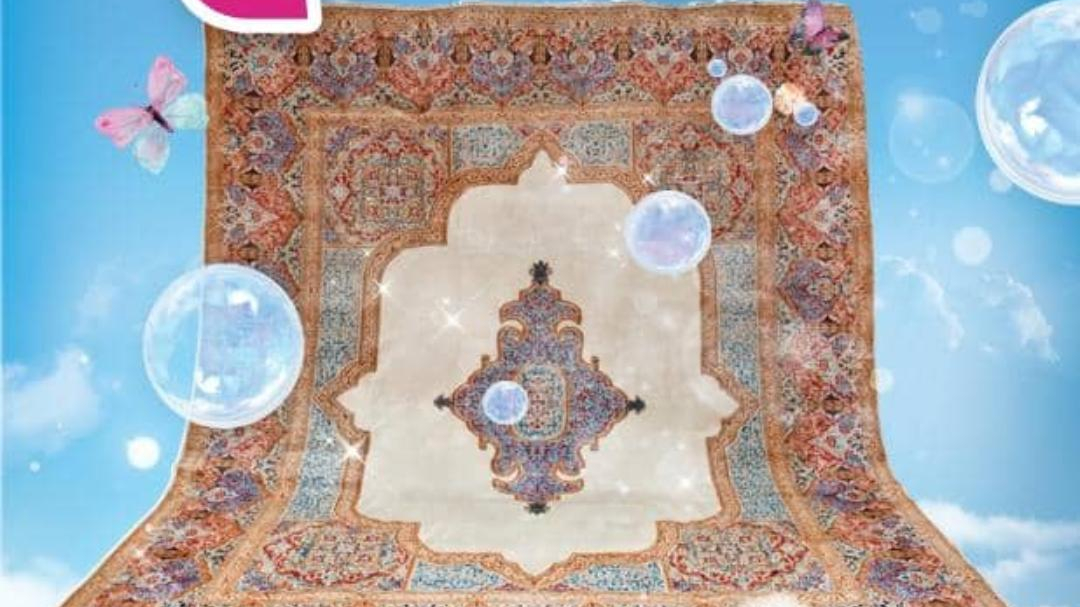 قالیشویی فوق پیشرفته گل سرخ