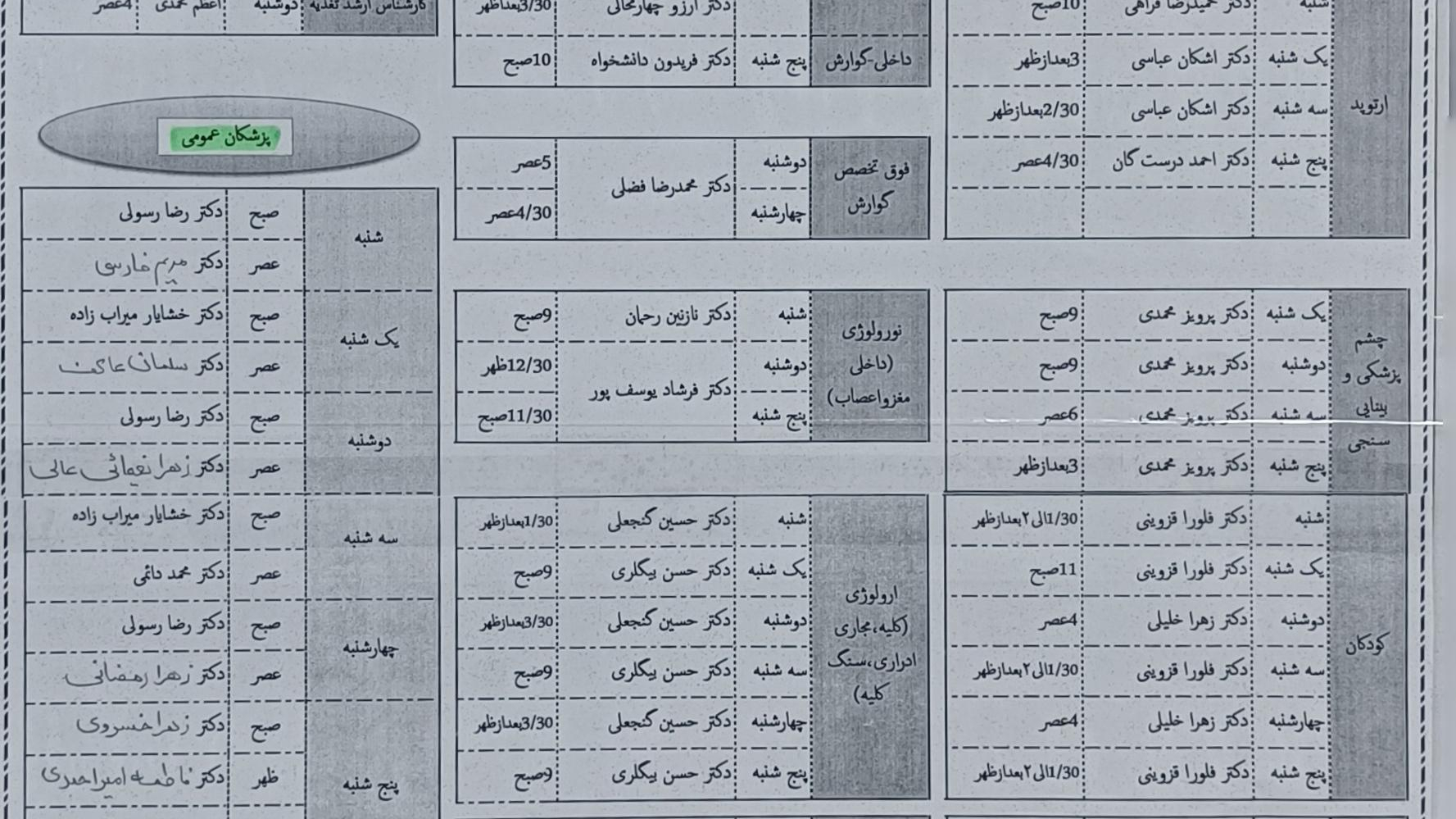 مجتمع درمانگاهی خیریه ولی عصر عج