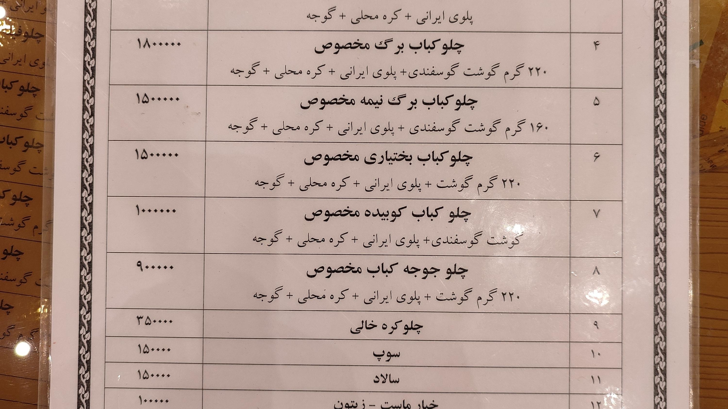 رستوران حاج علی رضا