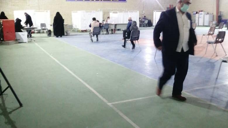 مرکز واکسیناسیون سالن ورزشی شهید حیدری