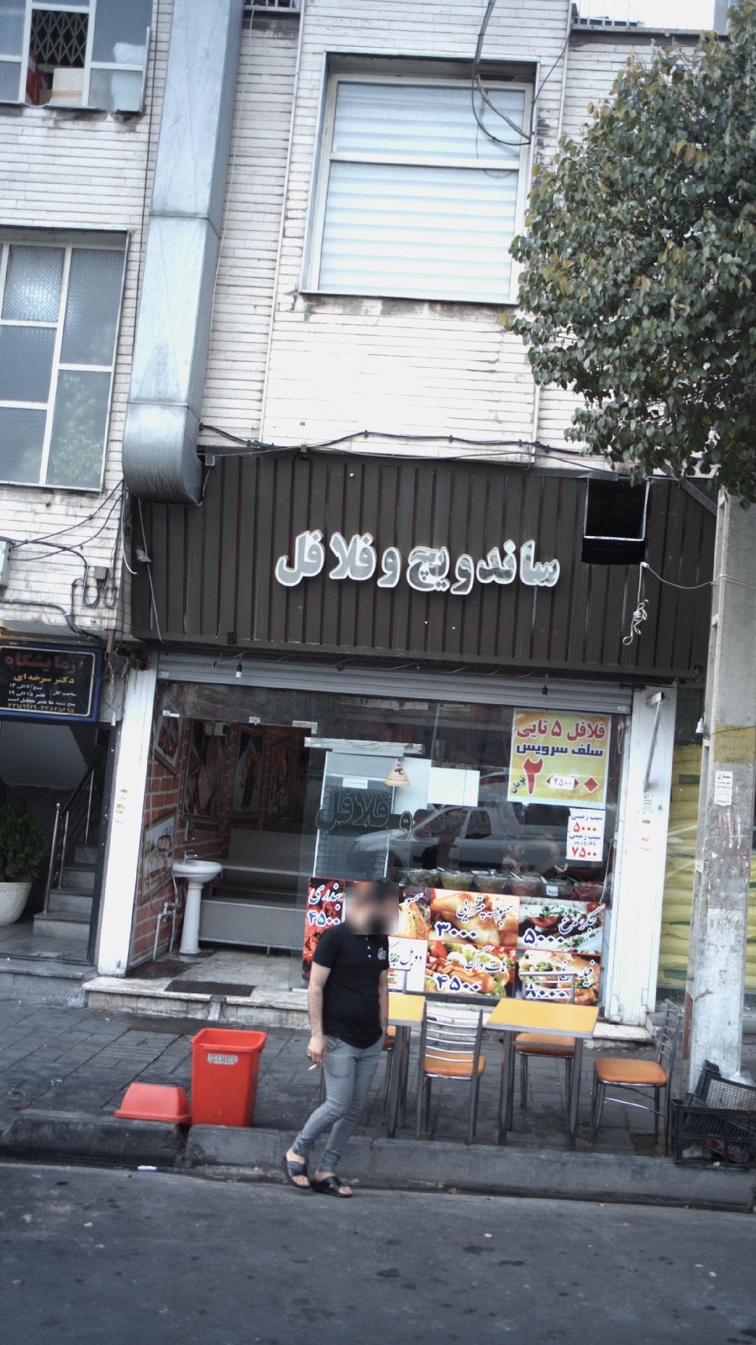 ساندویچ و فلافل